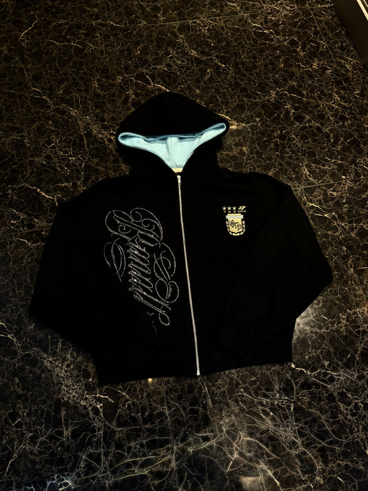 BANALLY X ANARBIALMO - "B.A" ZIP HOODIE