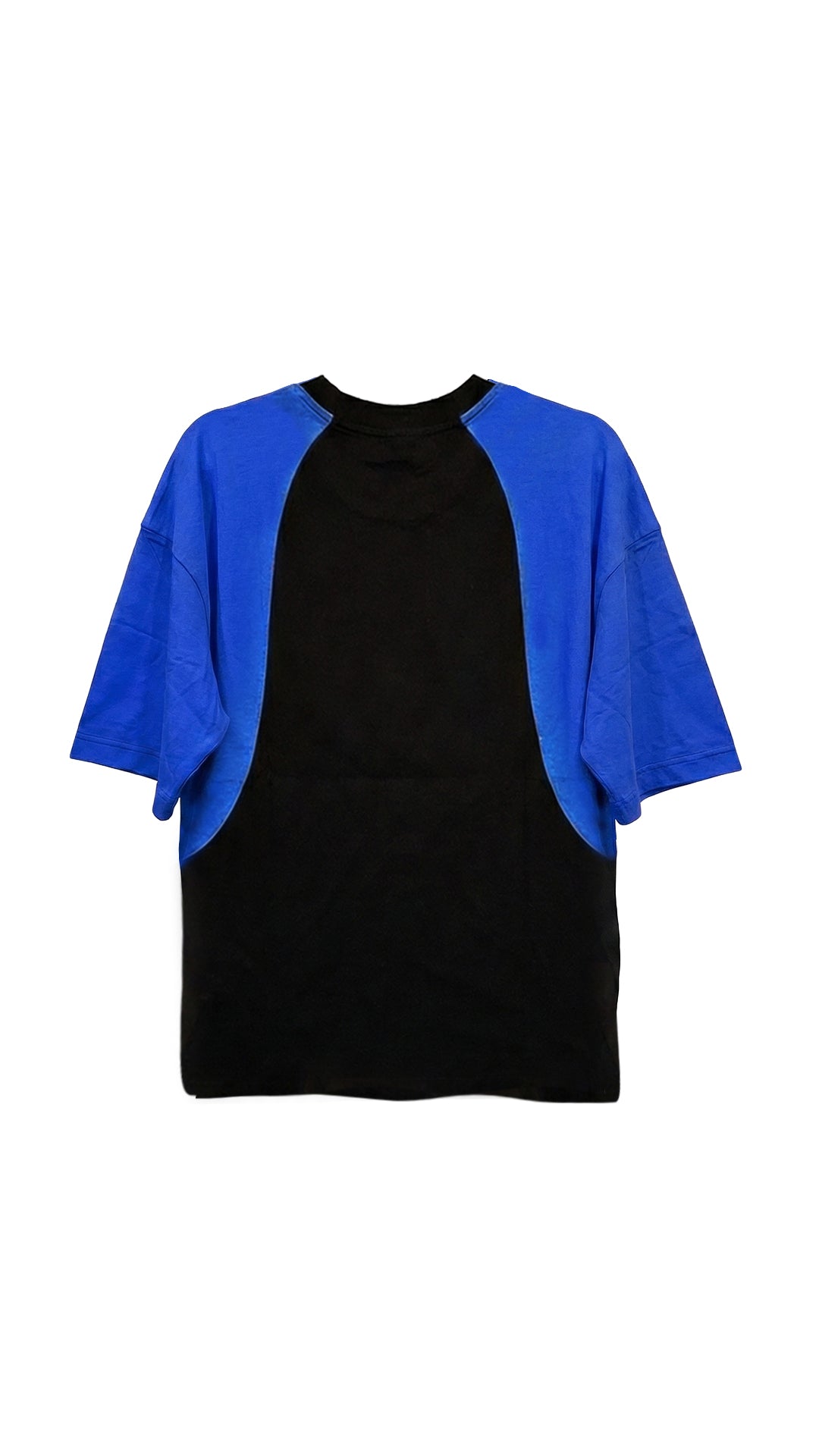 Remera BANALLY Combinada - Azul y Negro